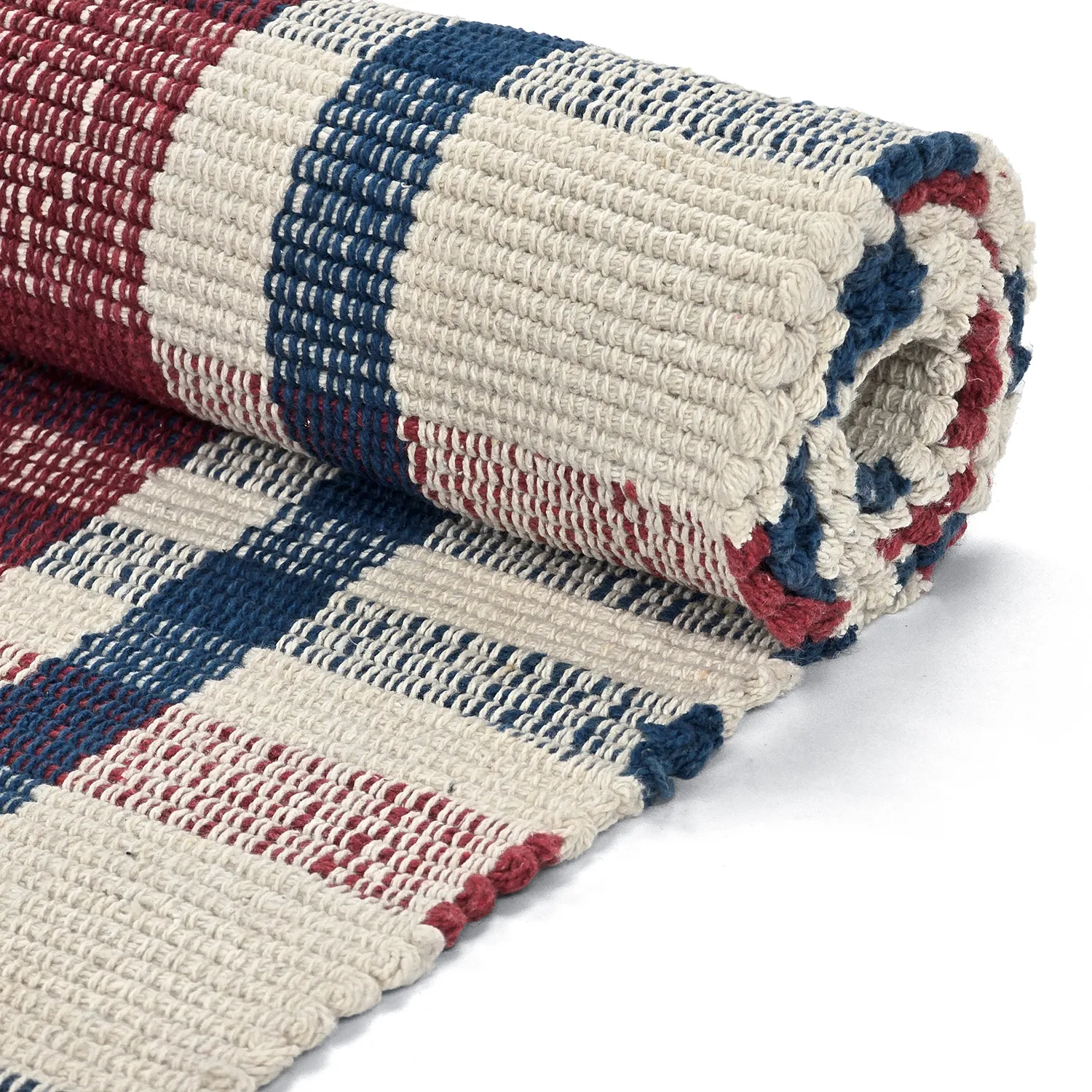 Tapete de algodão - Husvik (creme/multicolorido)