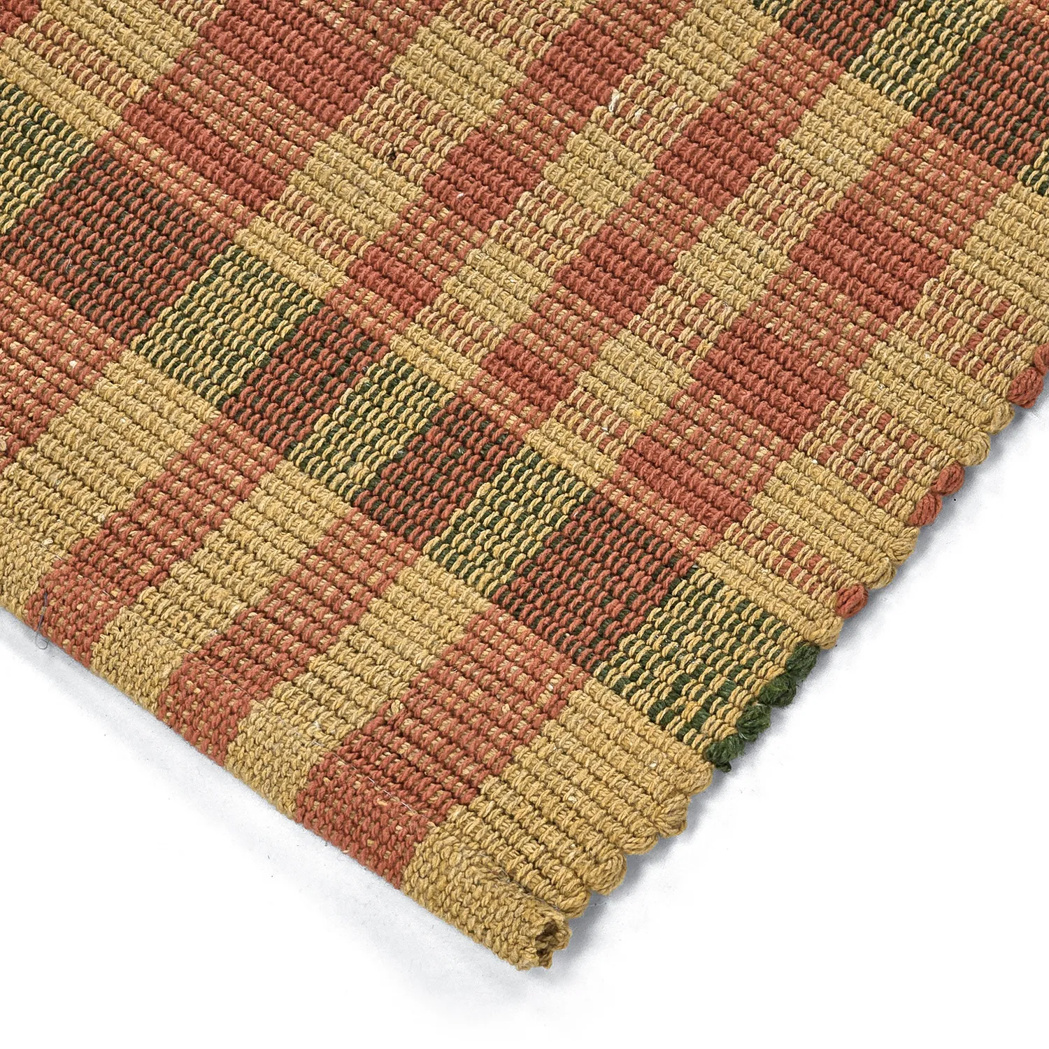 Tapete de algodão - Husvik (mostarda/multicolorido)