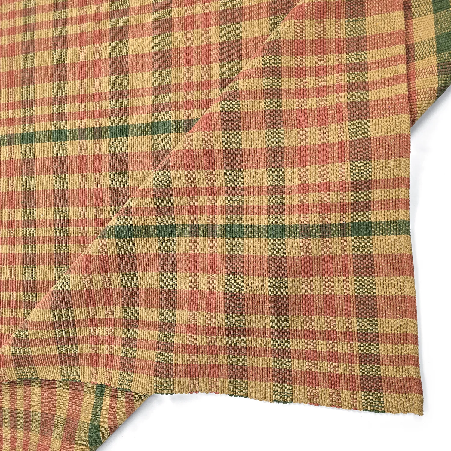 Tapete de algodão - Husvik (mostarda/multicolorido)