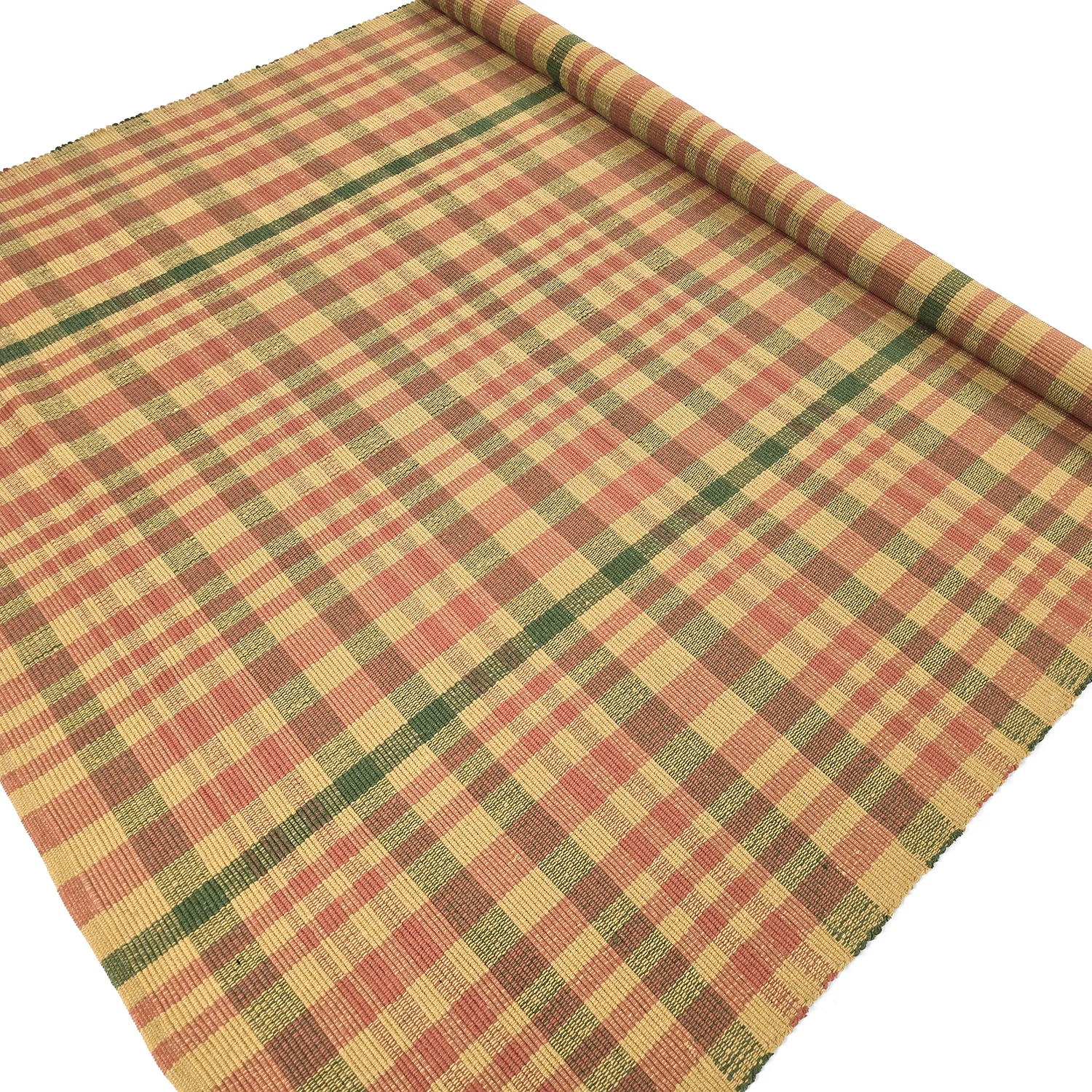 Tapete de algodão - Husvik (mostarda/multicolorido)