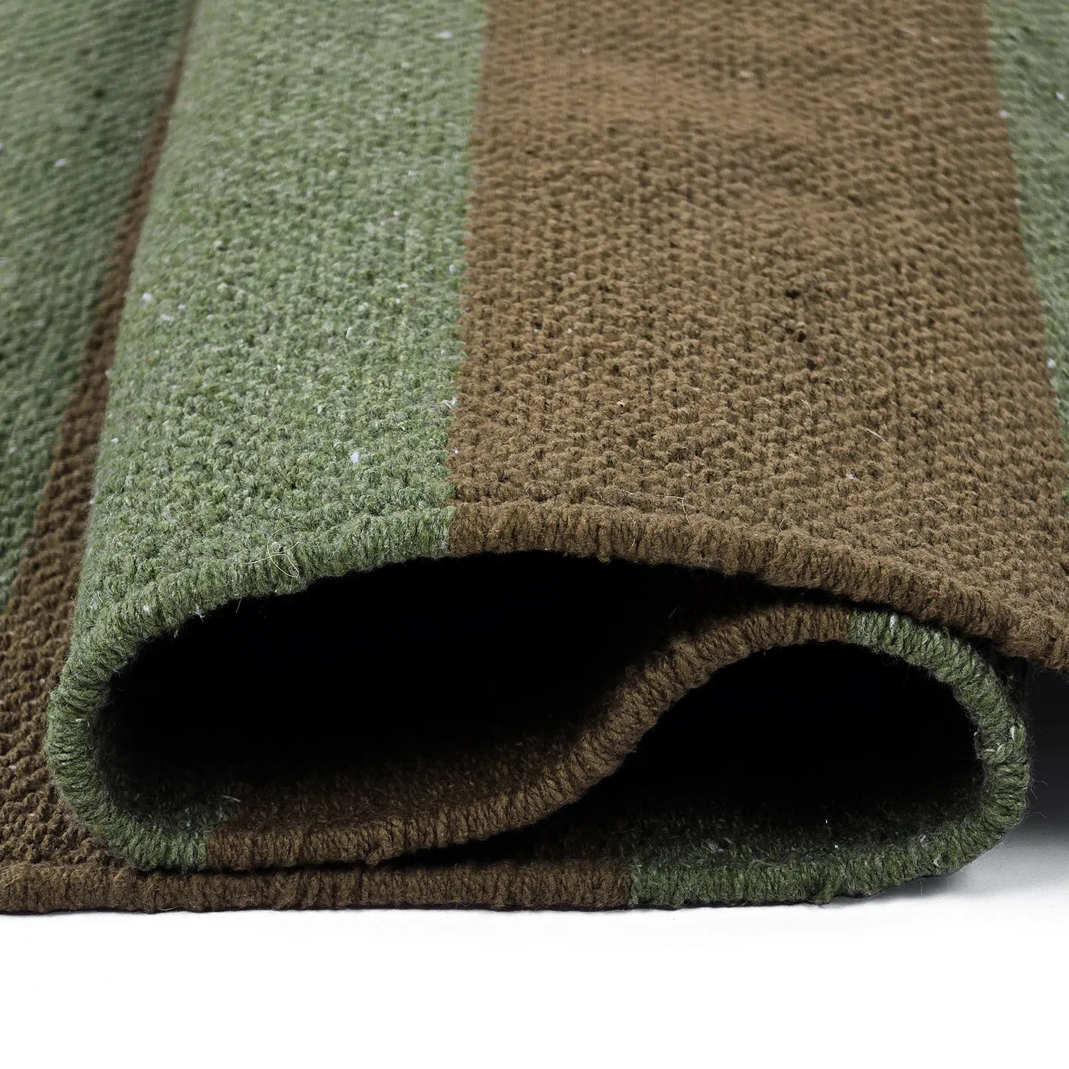 Tapete de algodão - Nilo (verde musgo)