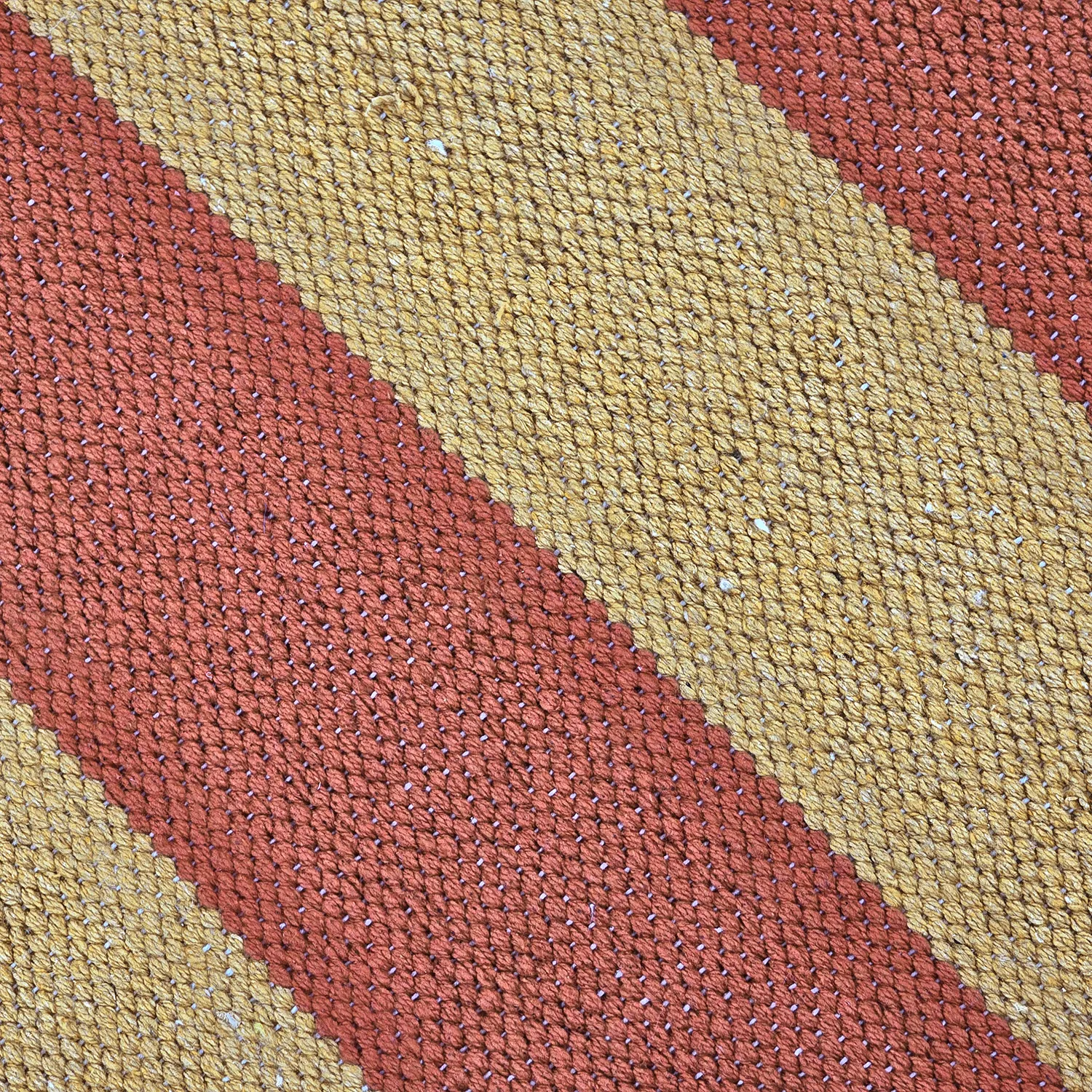 Tapete de algodão - Nilo (amarelo mostarda/terracota)