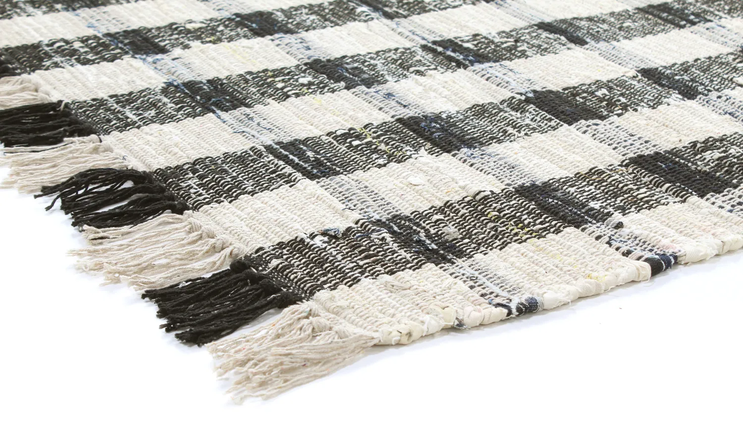 Tapete de algodão - Noomi (preto)