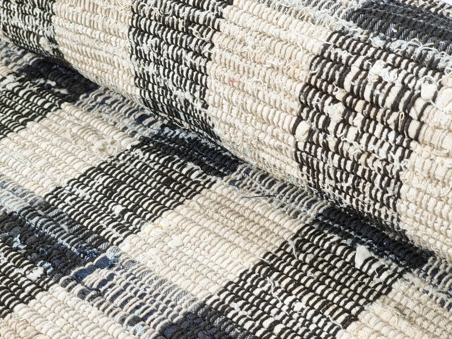 Tapete de algodão - Noomi (preto)