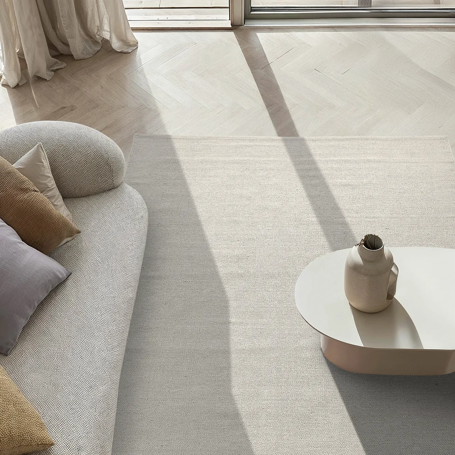 Tapete de algodão - Rigolet (creme)