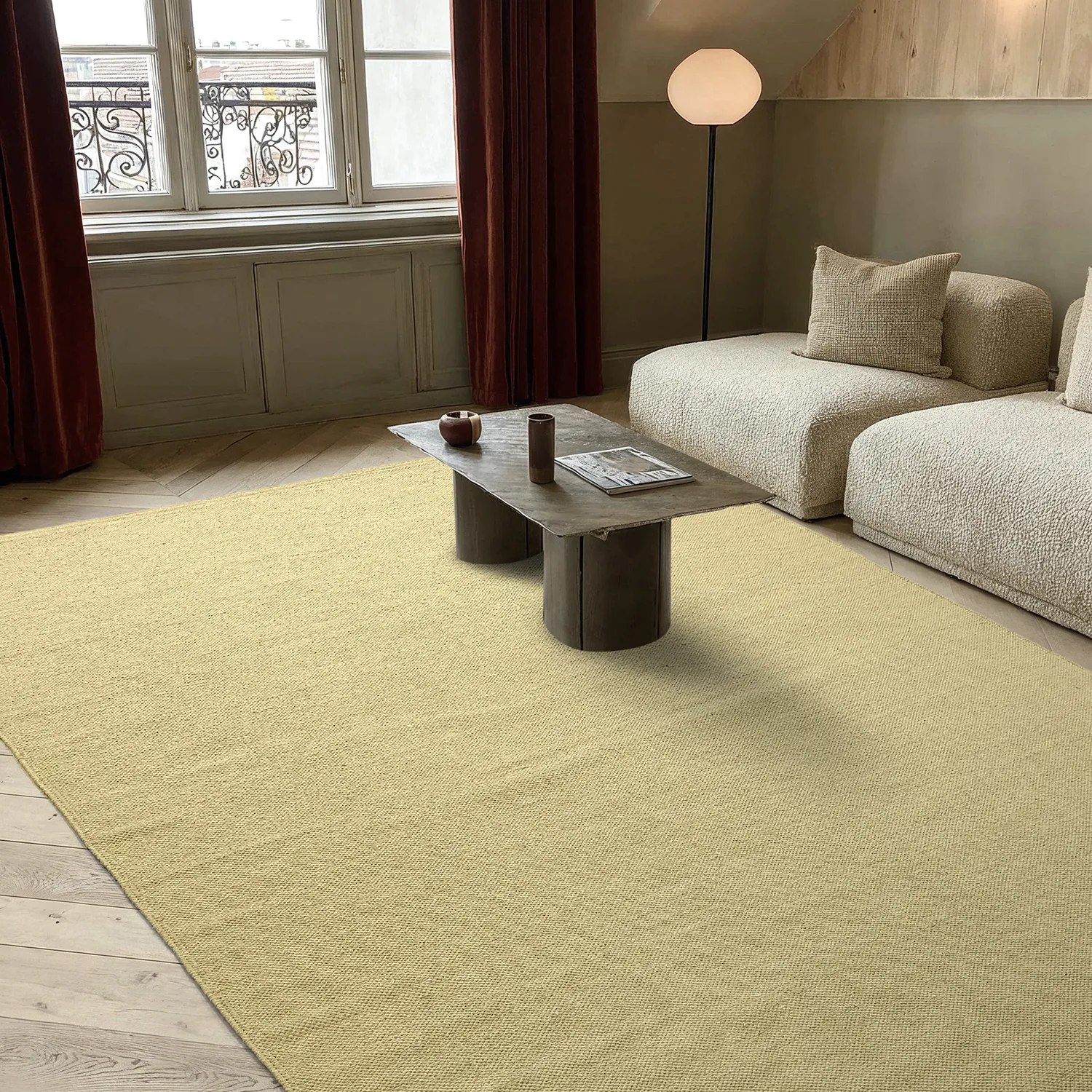 Tapete de algodão - Rigolet (amarelo)