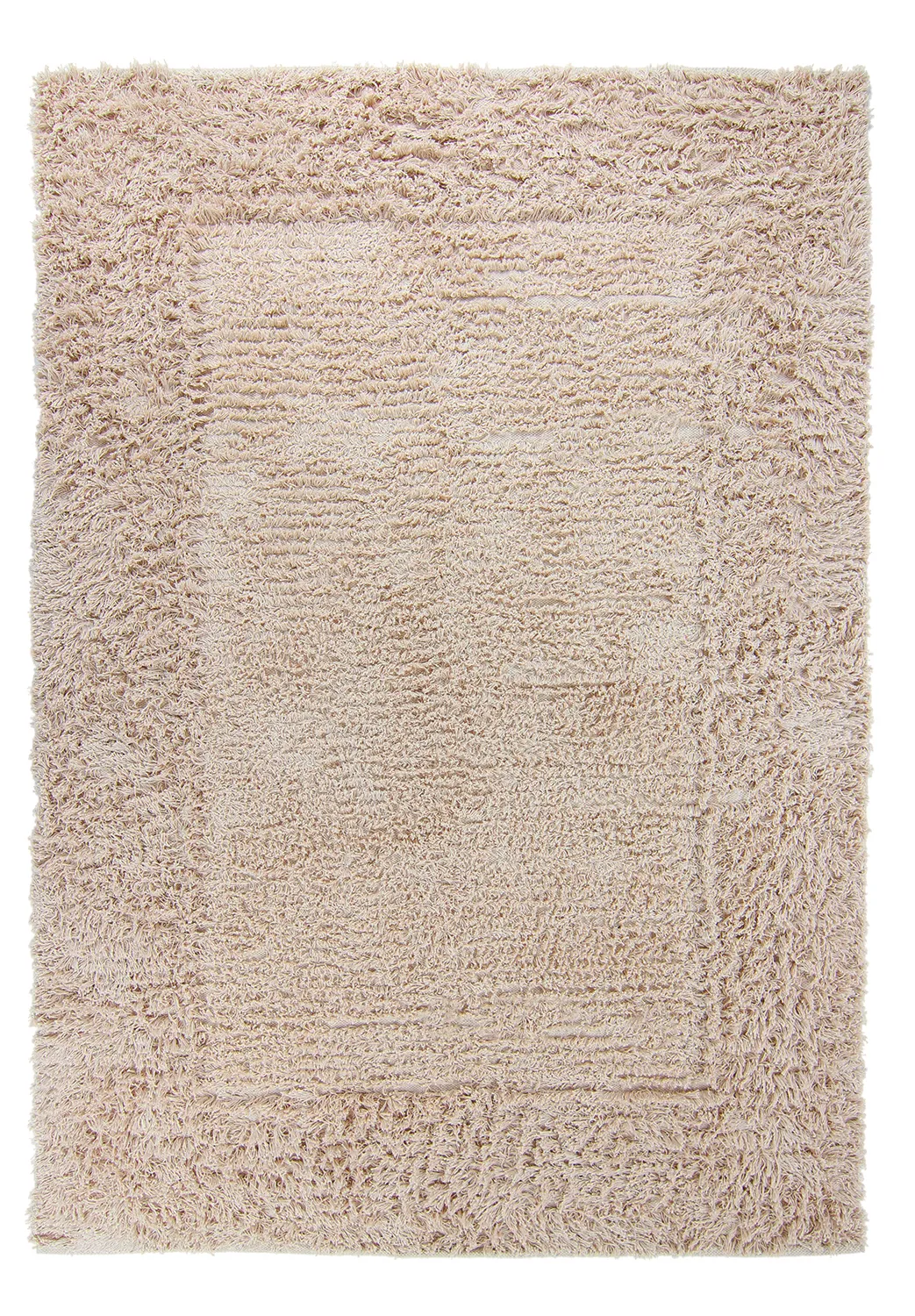Tapetes felpudos - Aline Natural Cotton Shaggy (bege)