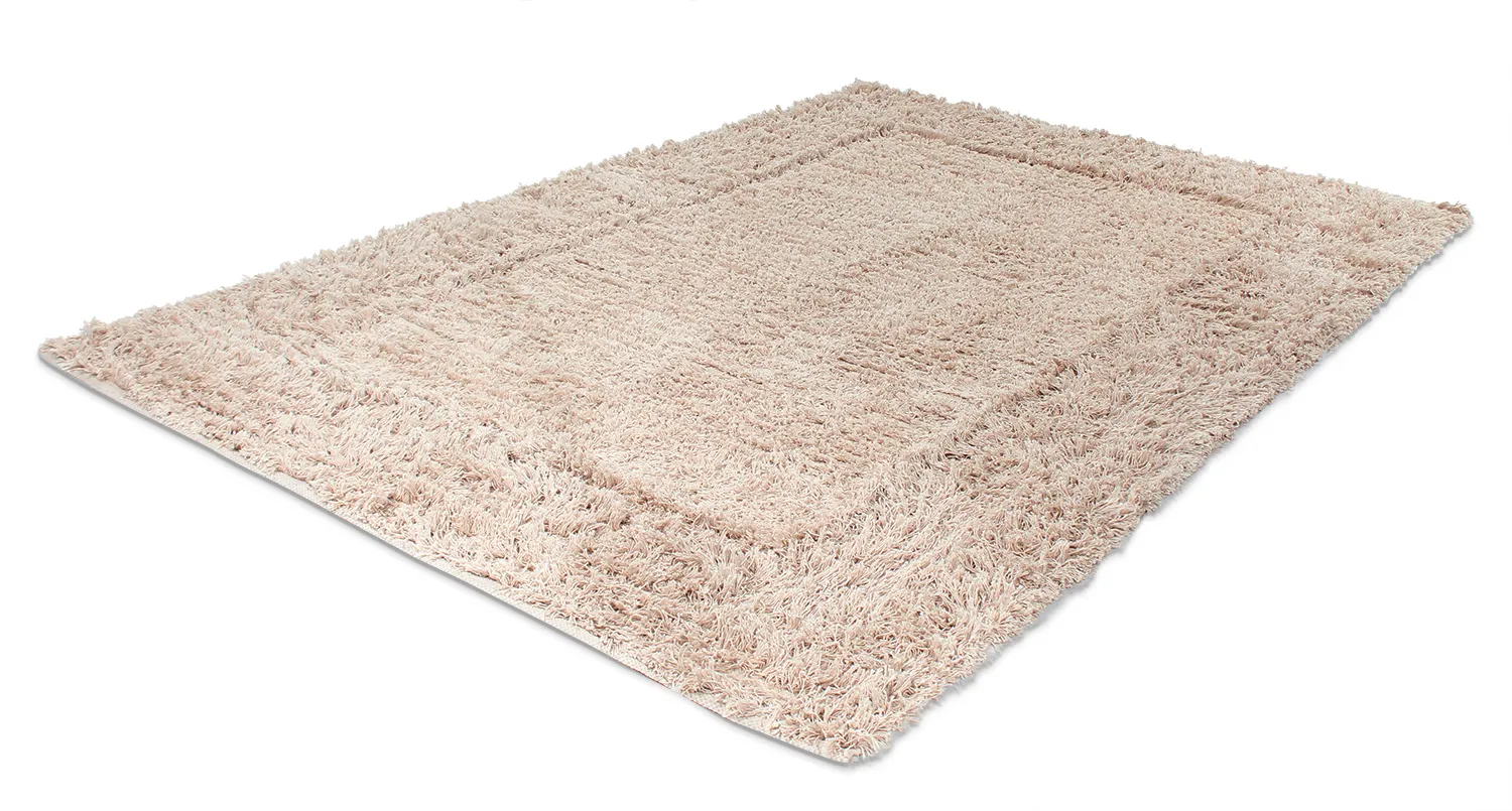 Tapetes felpudos - Aline Natural Cotton Shaggy (bege)