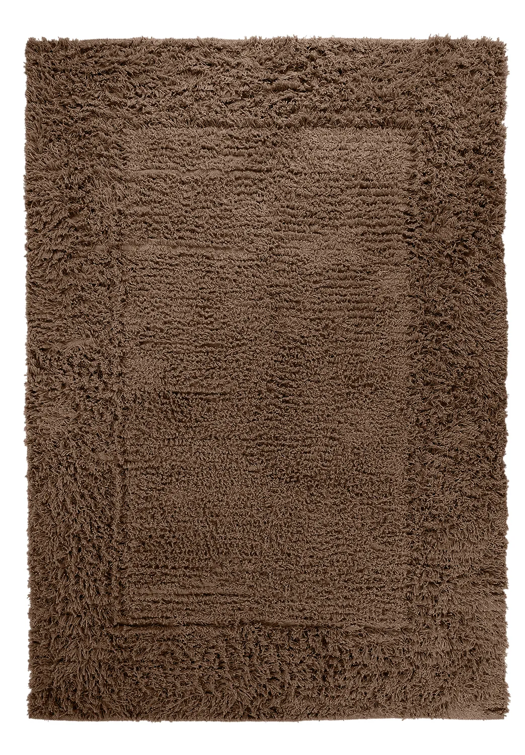 Tapetes felpudos - Aline Natural Cotton Shaggy (marrom)