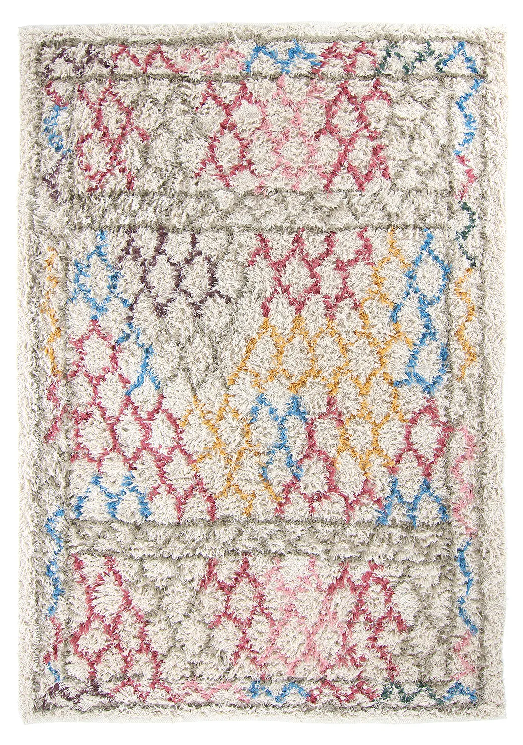 Tapetes felpudos - Calder Natural Cotton Shaggy (multi)