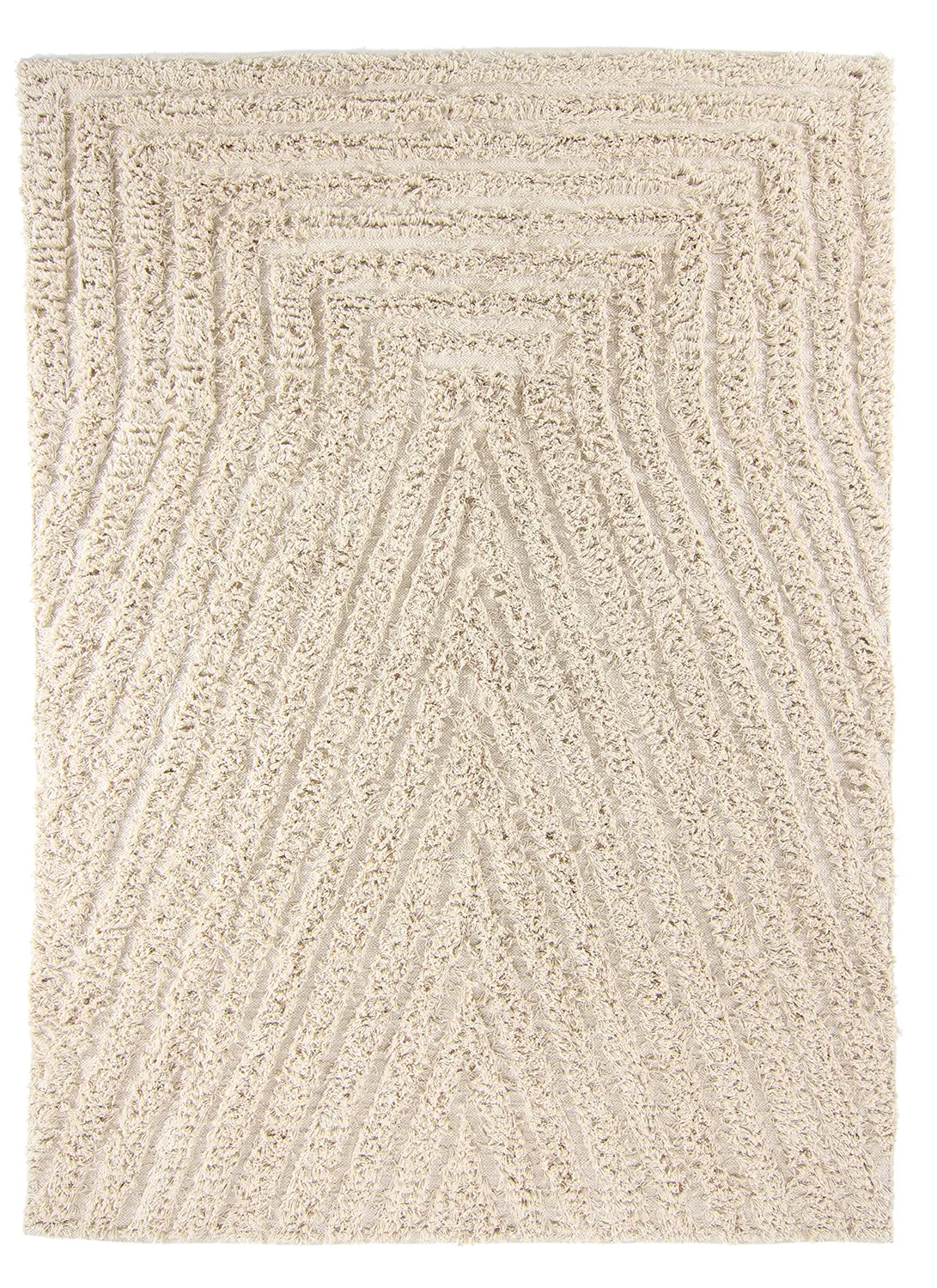 Tapetes felpudos - Kendra Natural Cotton Shaggy (natureza)