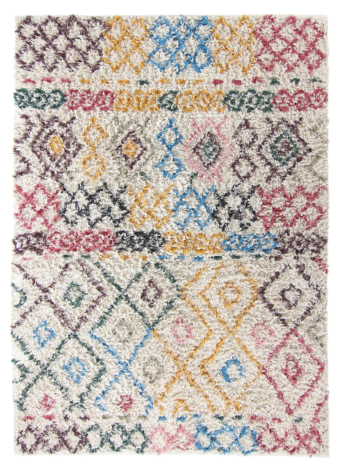 Tapetes felpudos - Maloney Natural Cotton Shaggy (multi)