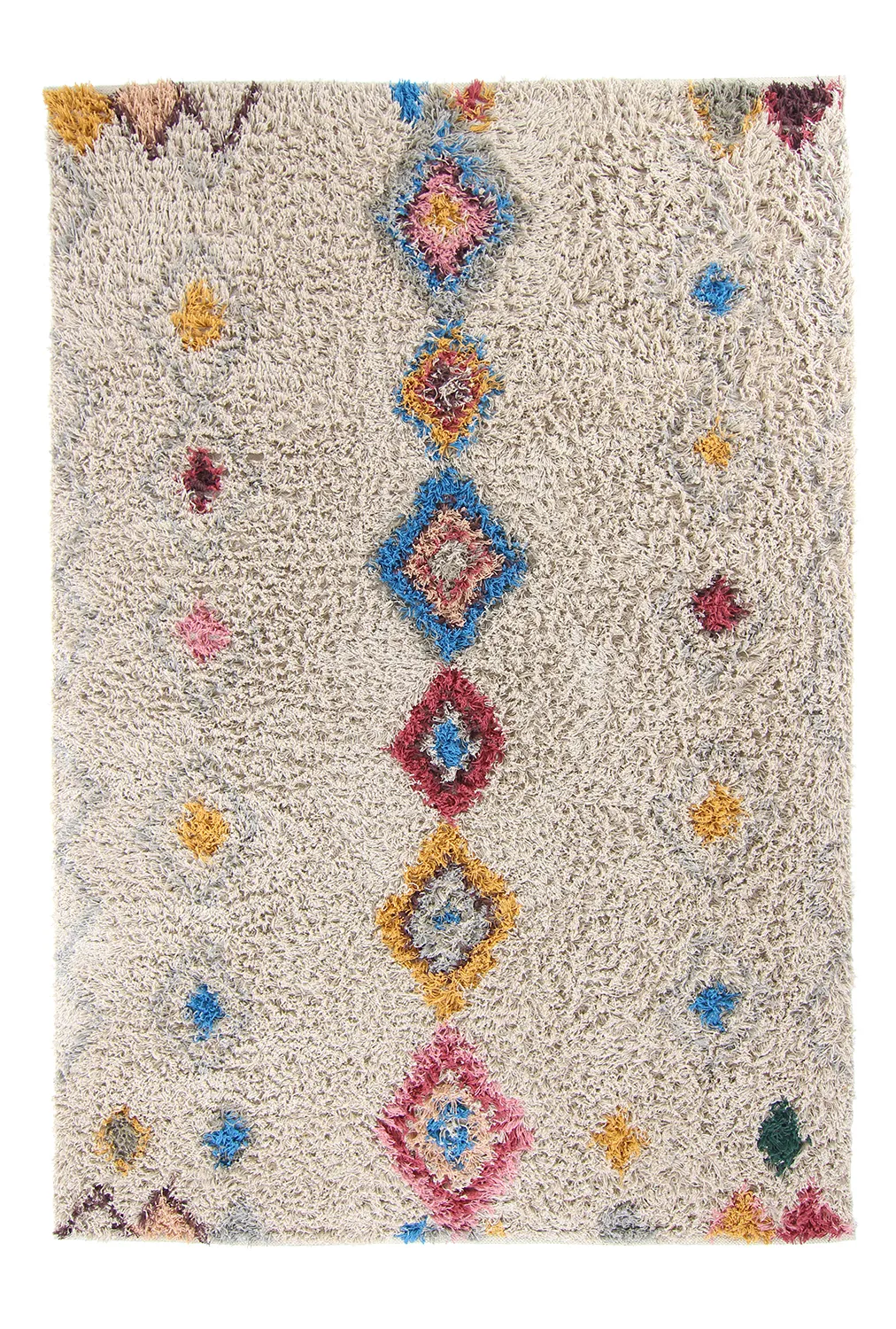 Tapetes felpudos - Marden Natural Cotton Shaggy (bege/multi)