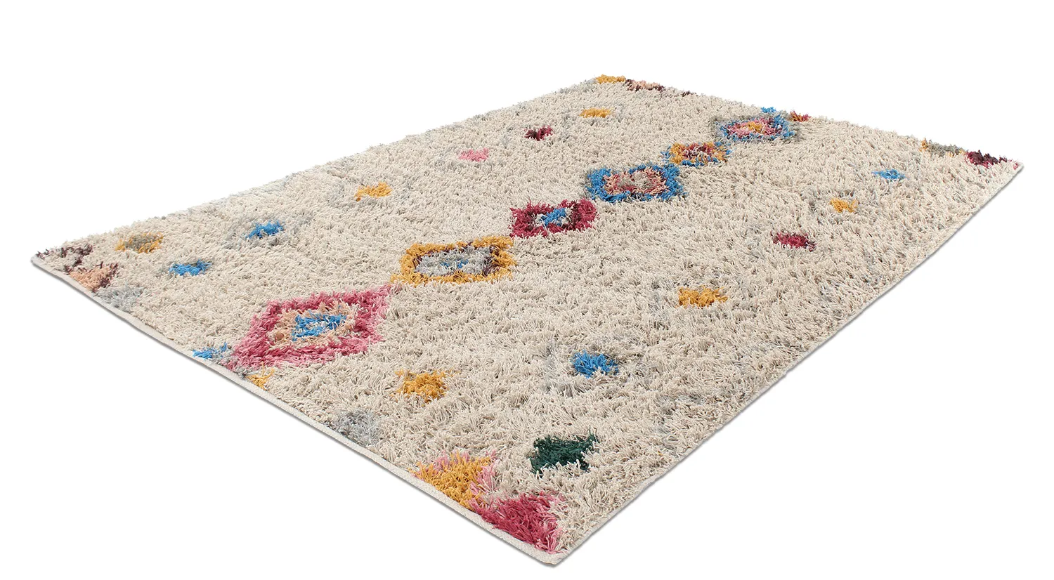 Tapetes felpudos - Marden Natural Cotton Shaggy (bege/multi)