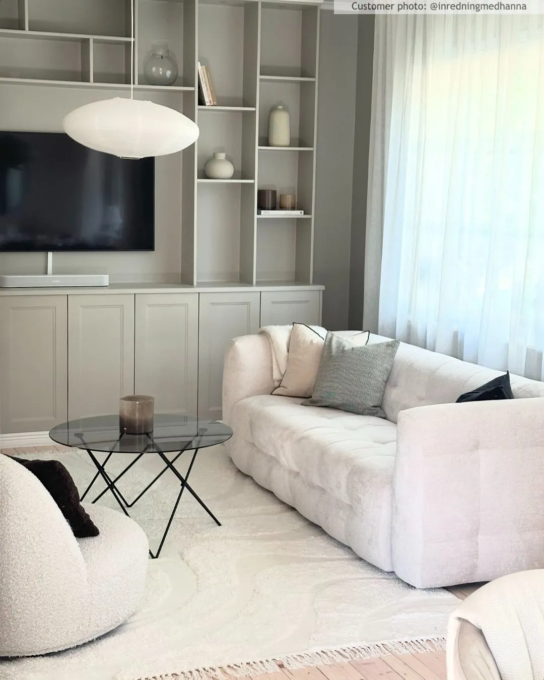 Tapetes felpudos - Bonnie Natural Cotton Shaggy (offwhite)