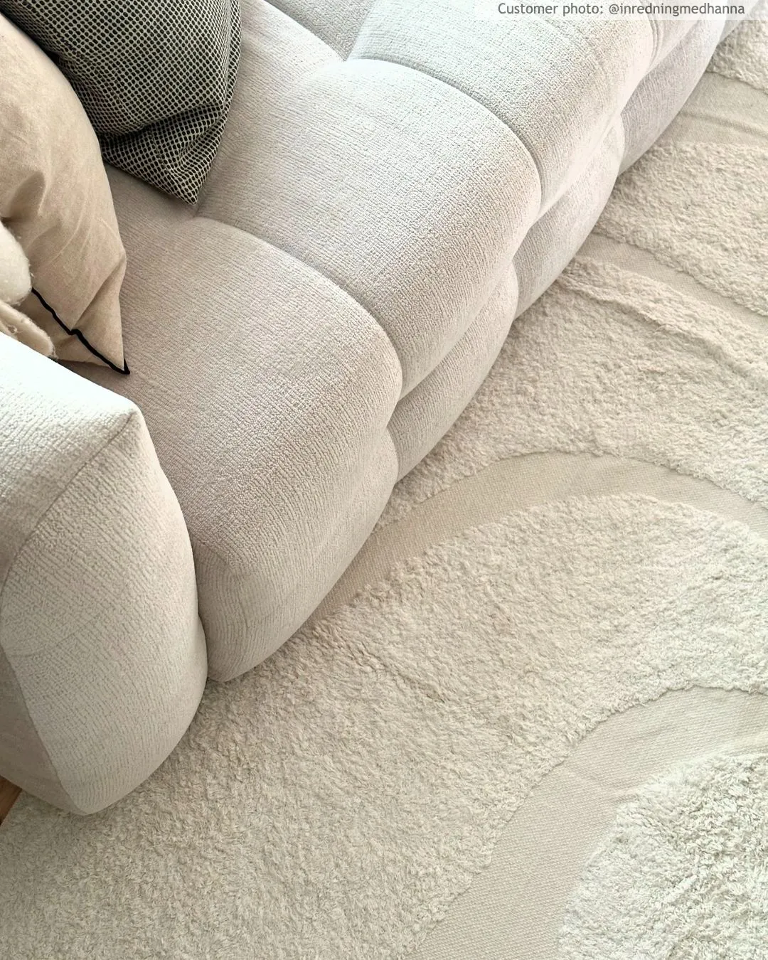 Tapetes felpudos - Bonnie Natural Cotton Shaggy (offwhite)