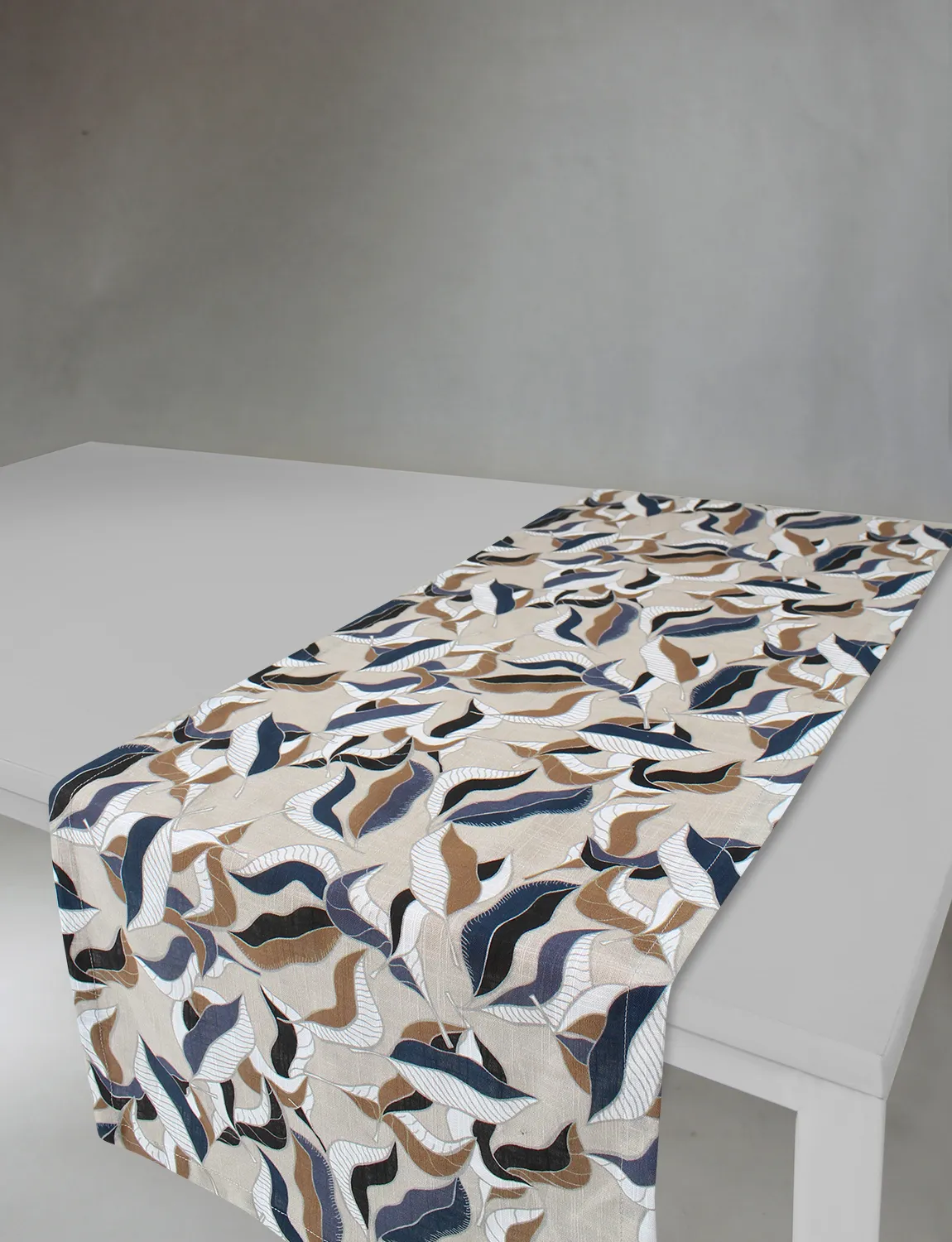 Trilhos de mesa - Trilhos Amalie (cinza/azul)