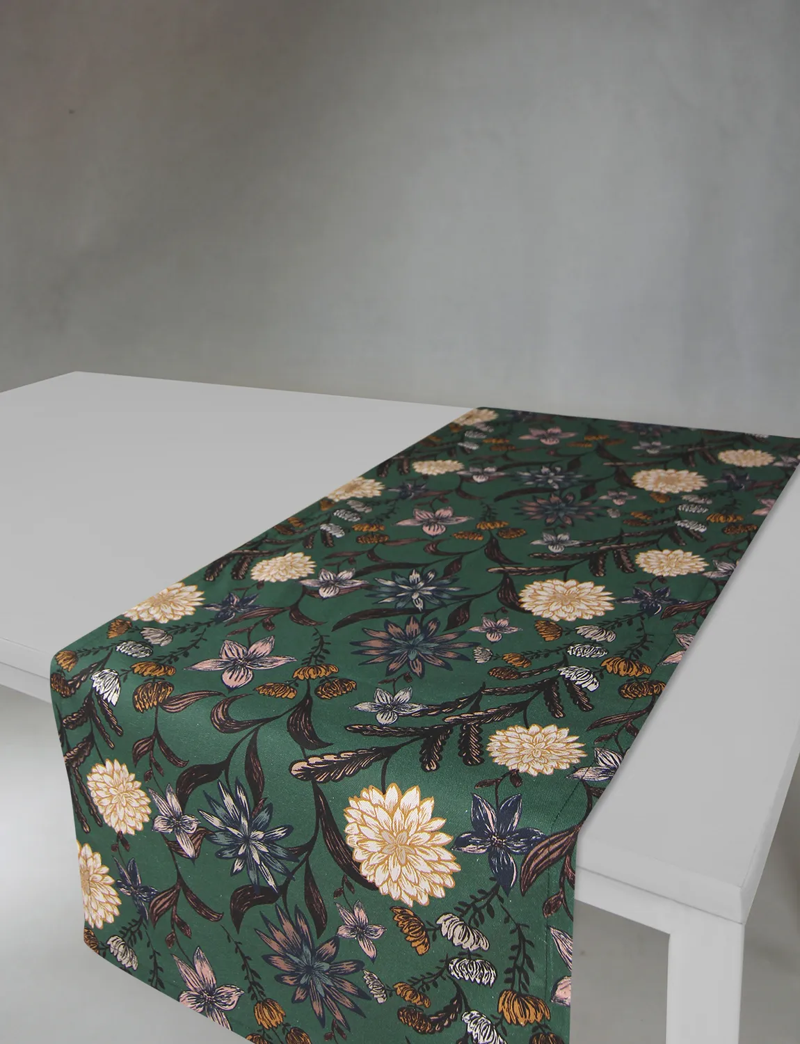 Trilhos de mesa - Trilhos Lotten (verde escuro)