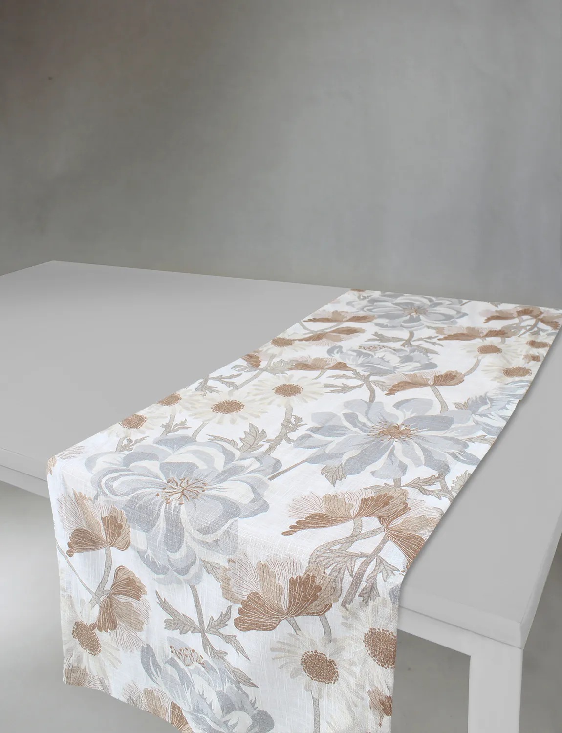 Trilhos de mesa - Trilhos Serena (cinza/bege)