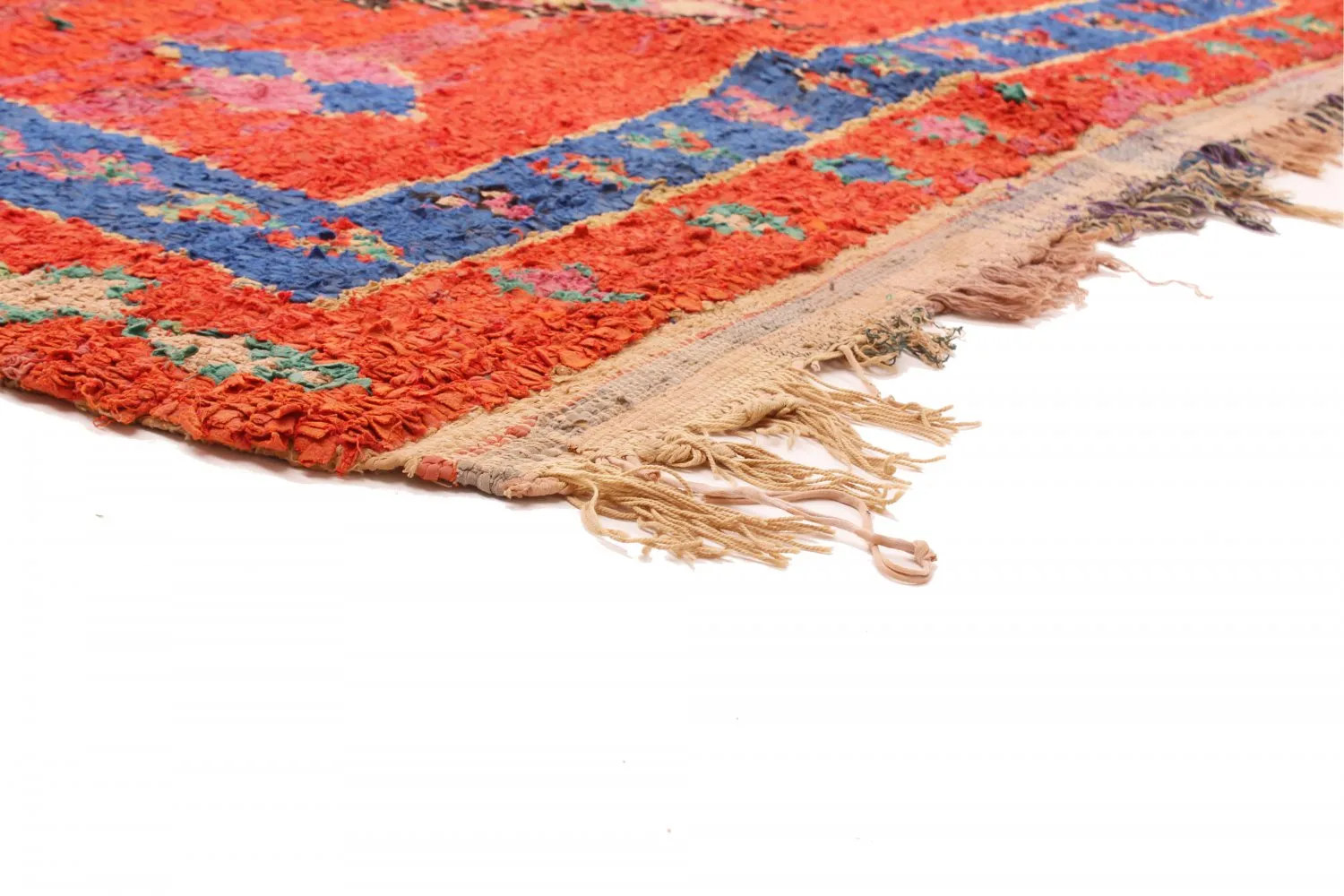 Tapete Berbere Marroquino Boucherouite 330 x 150 cm