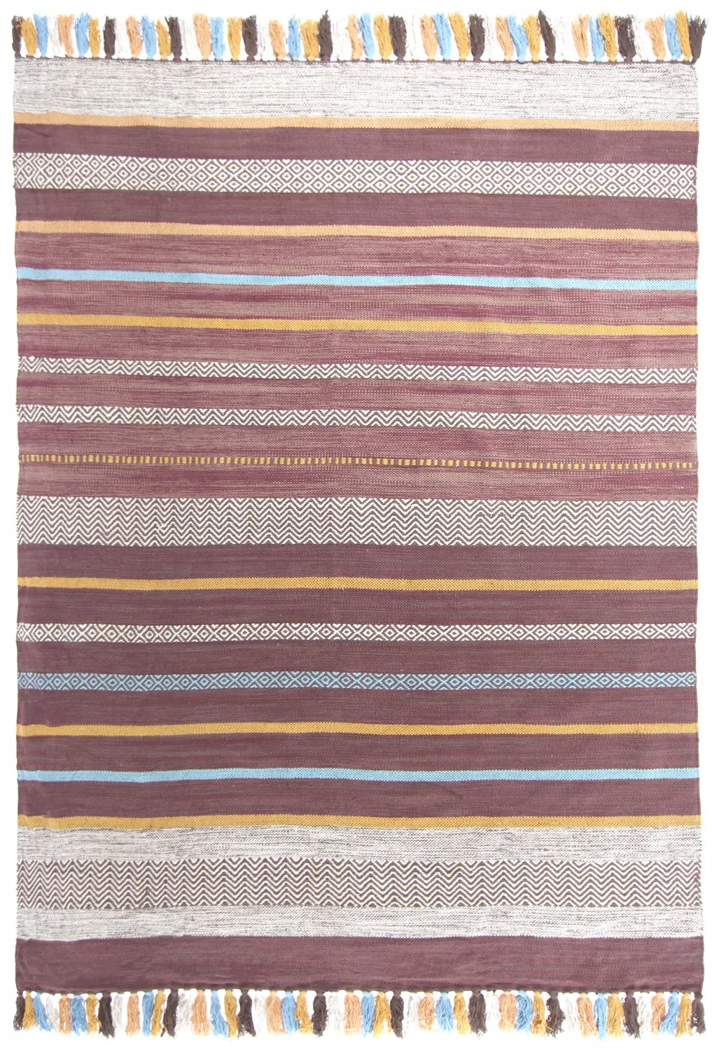 Bomullsmatta - Bouira (brun/multi)