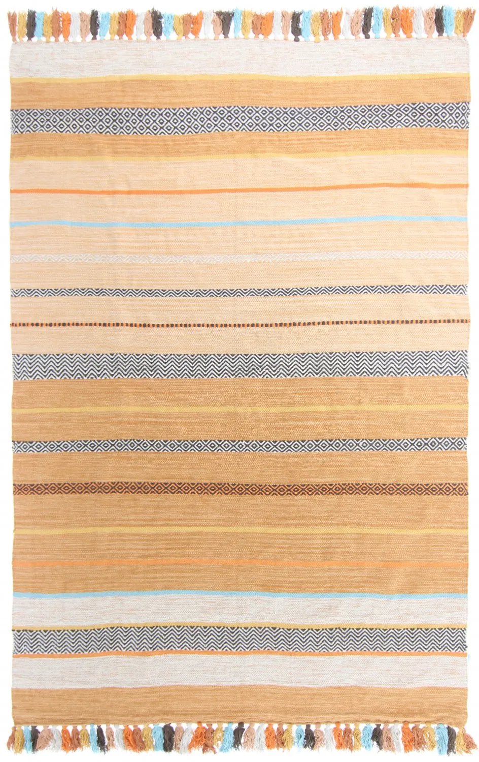 Bomullsmatta - Bouira (orange/multi)