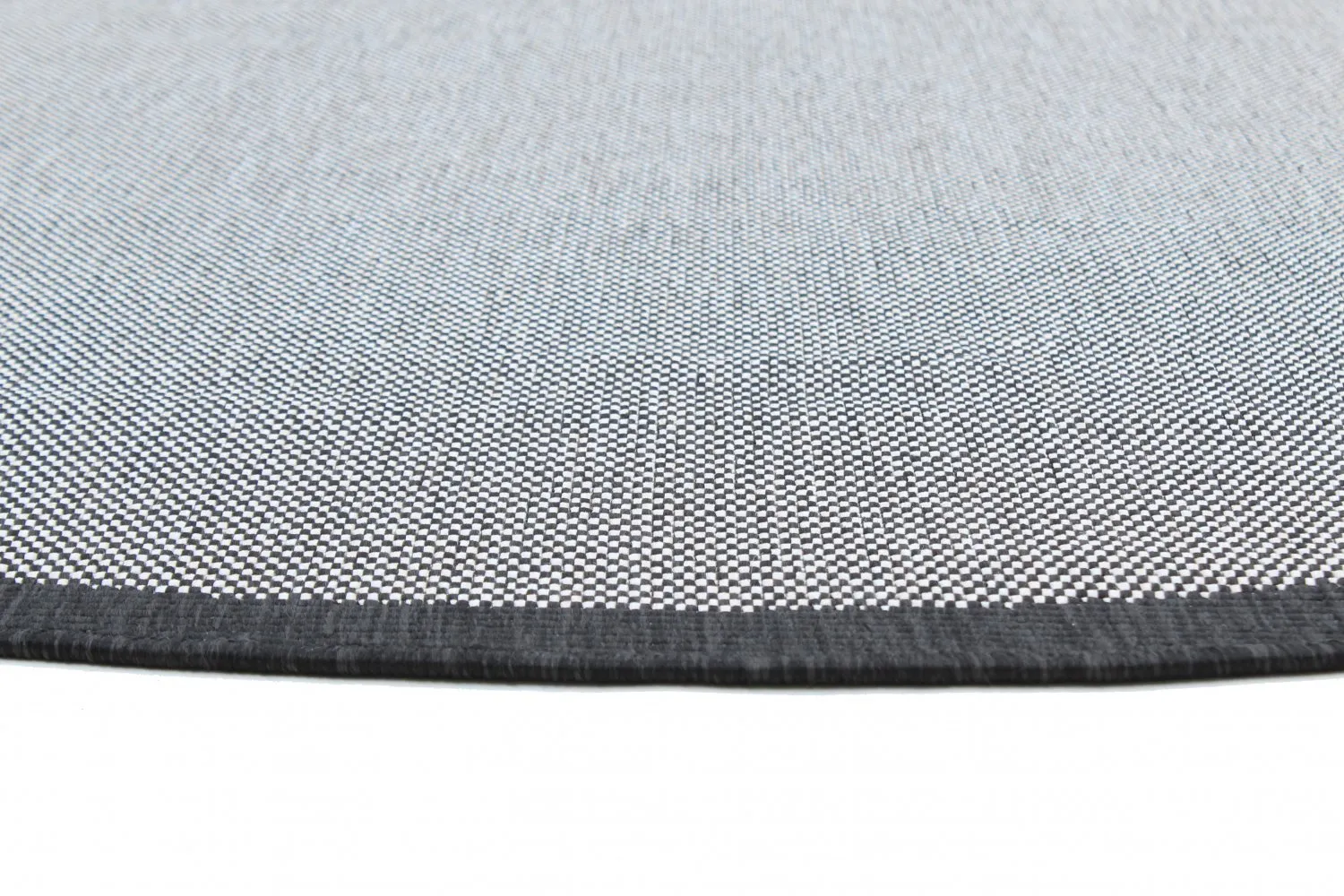 Tapete redondo - Sortelha (preto)