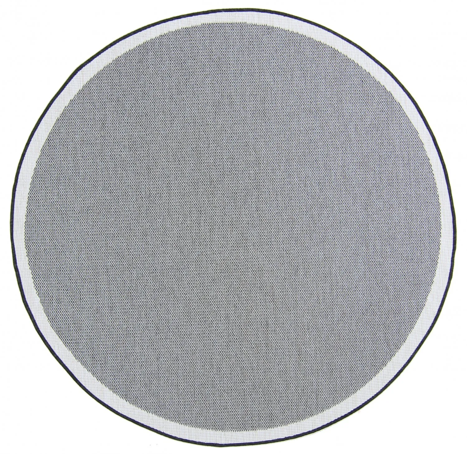 Tapete redondo - Sortelha (preto)