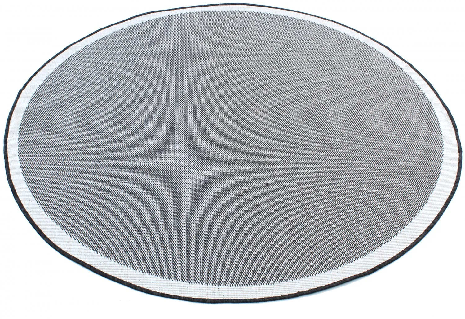 Tapete redondo - Sortelha (preto)