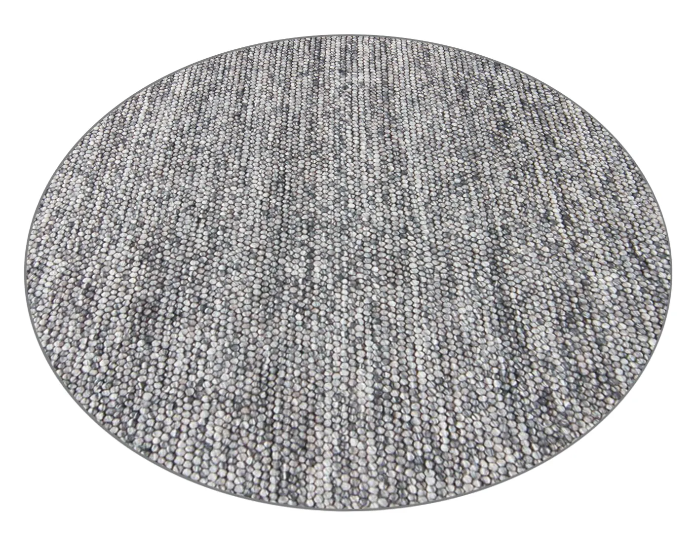 Tapete redondo - Avafors Wool Bubble (cinza)