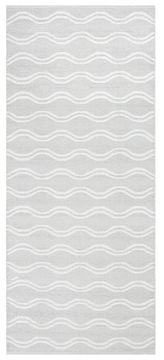 Tapetes de Plástico - Camden (cinza/branco)