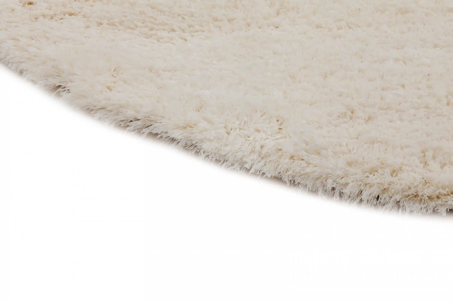 Runda mattor - Kanvas (vit)