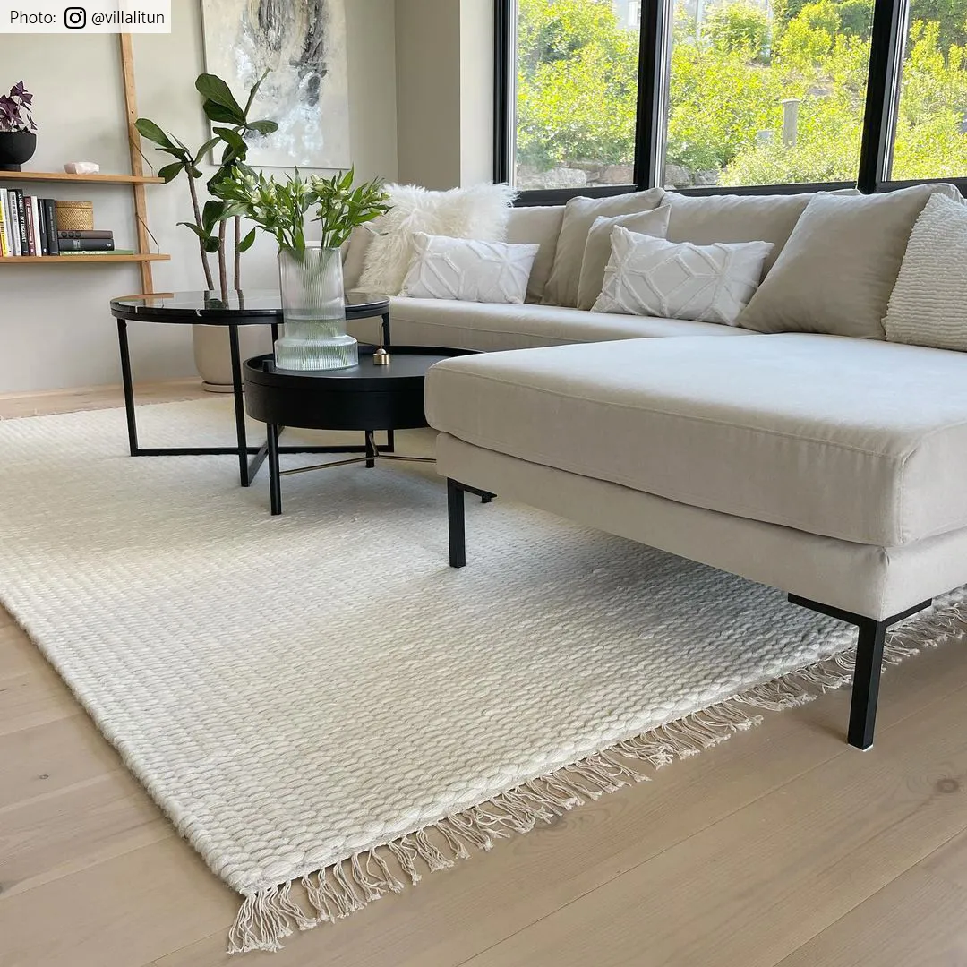 Tapete de lã - Cartmel (offwhite)