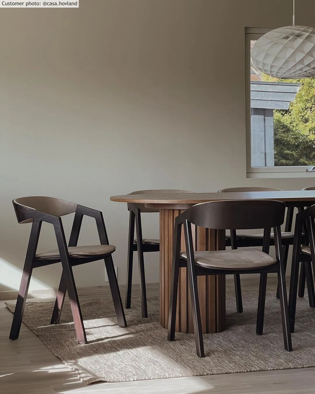 Tapete de lã - Dhurry (bege)