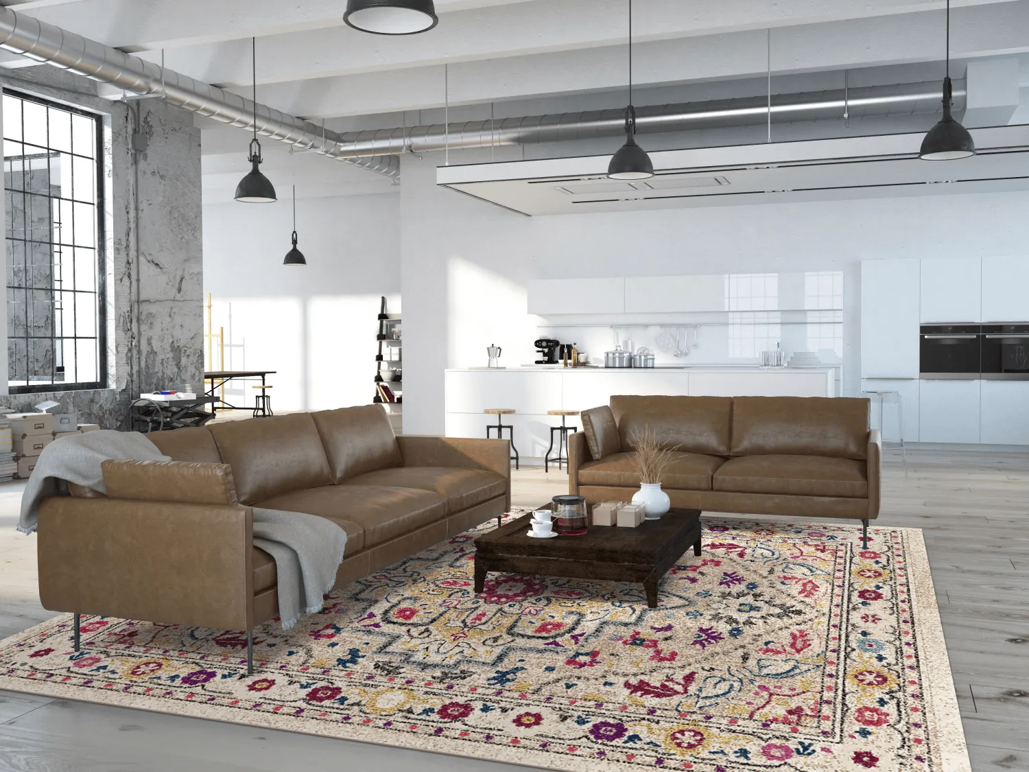 Tapete Wilton - Castro (multicolorido)