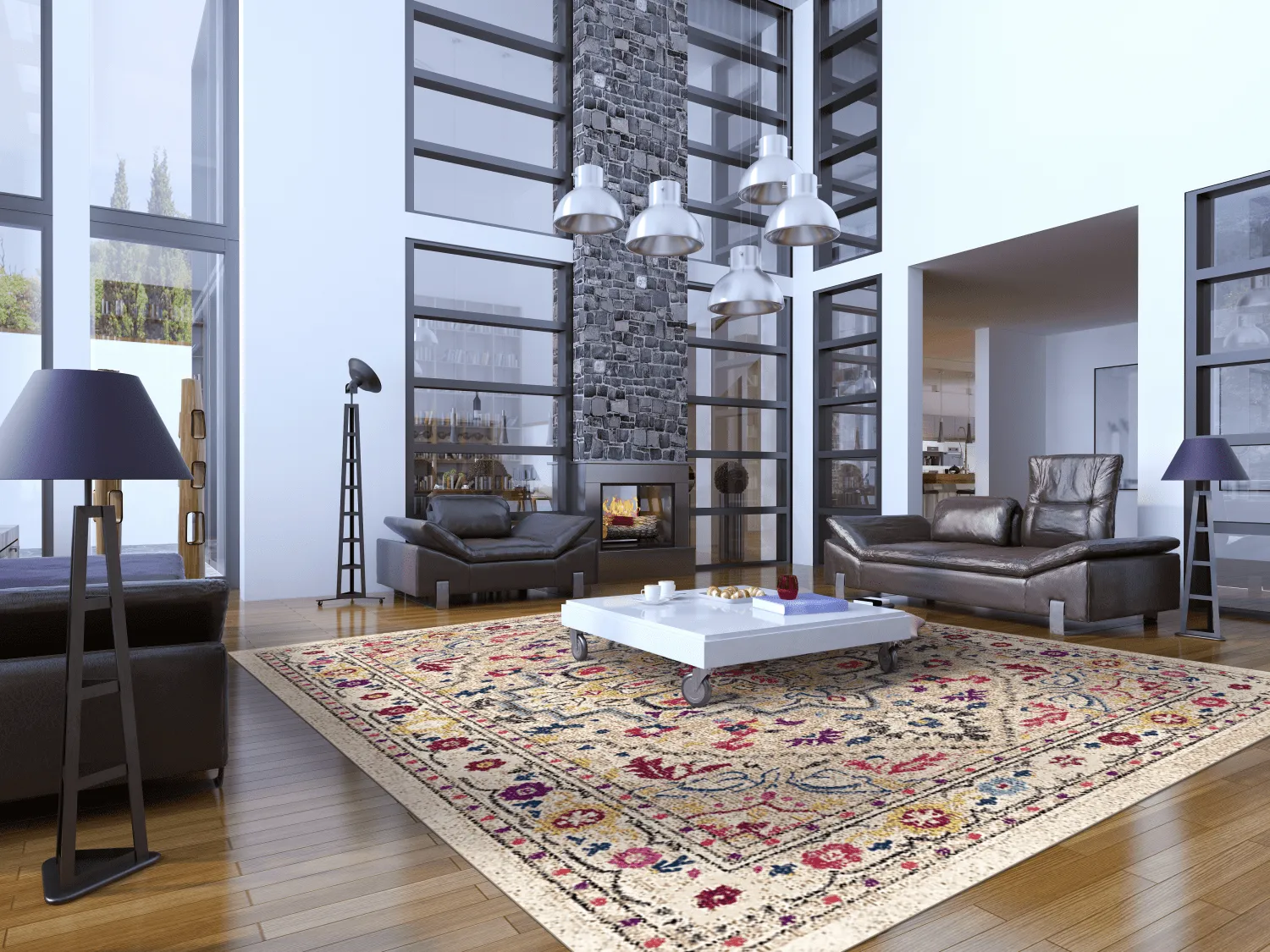 Tapete Wilton - Castro (multicolorido)