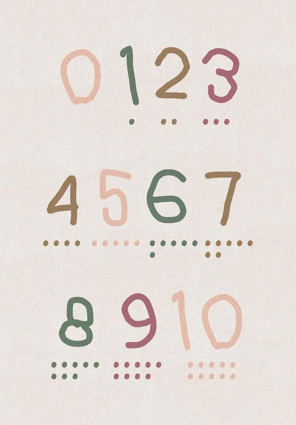 Tapete infantil - Counting rug (multi)