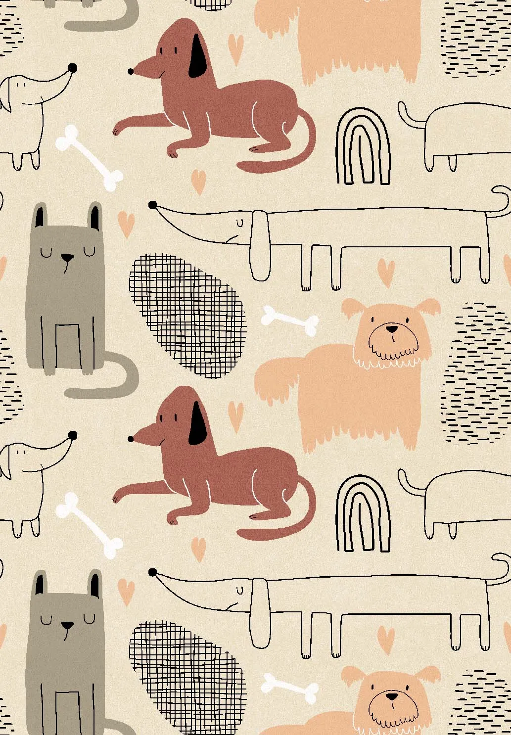 Tapete infantil - Cats and dogs (multi)