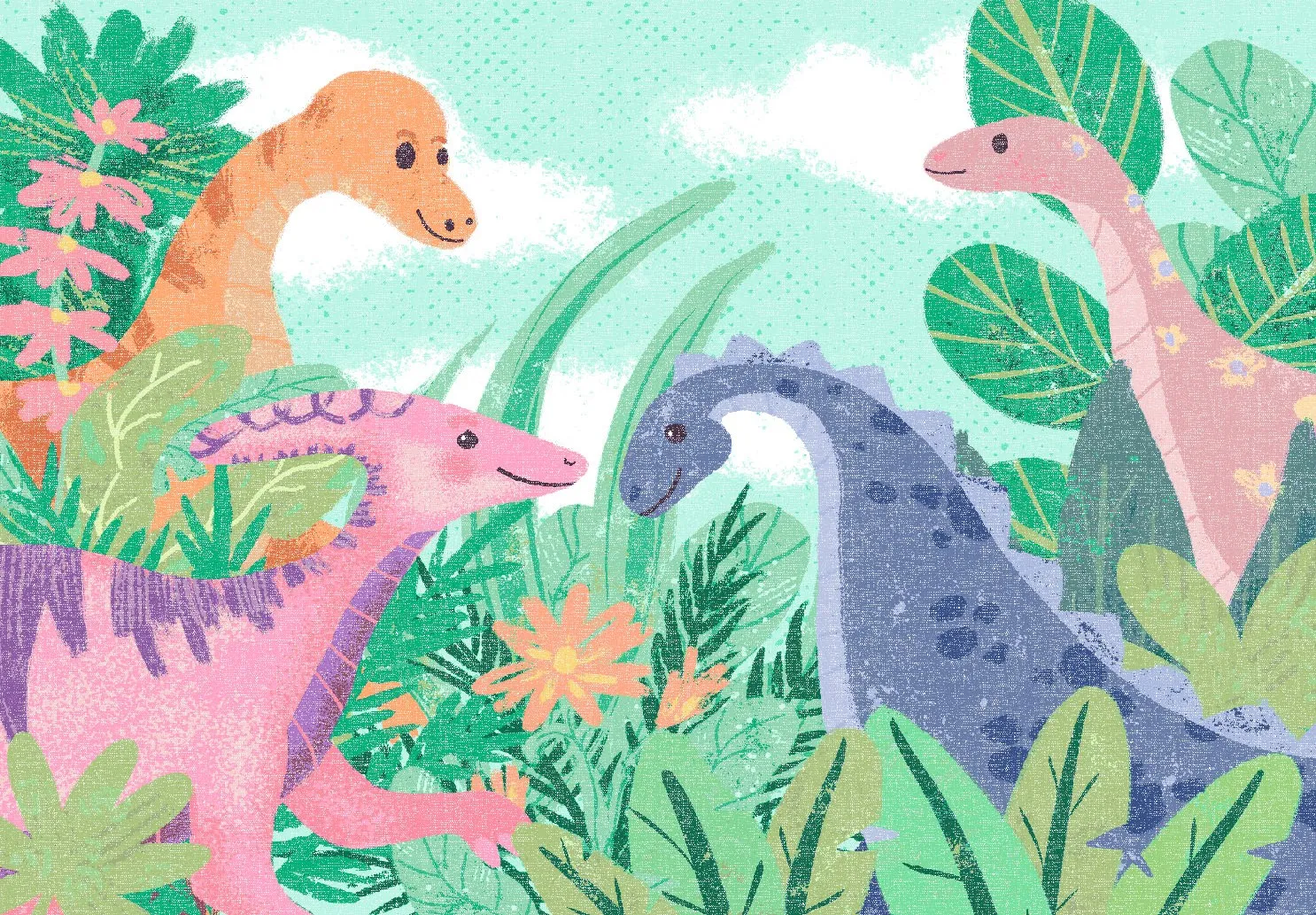 Tapete infantil - Dino Friends (multi)