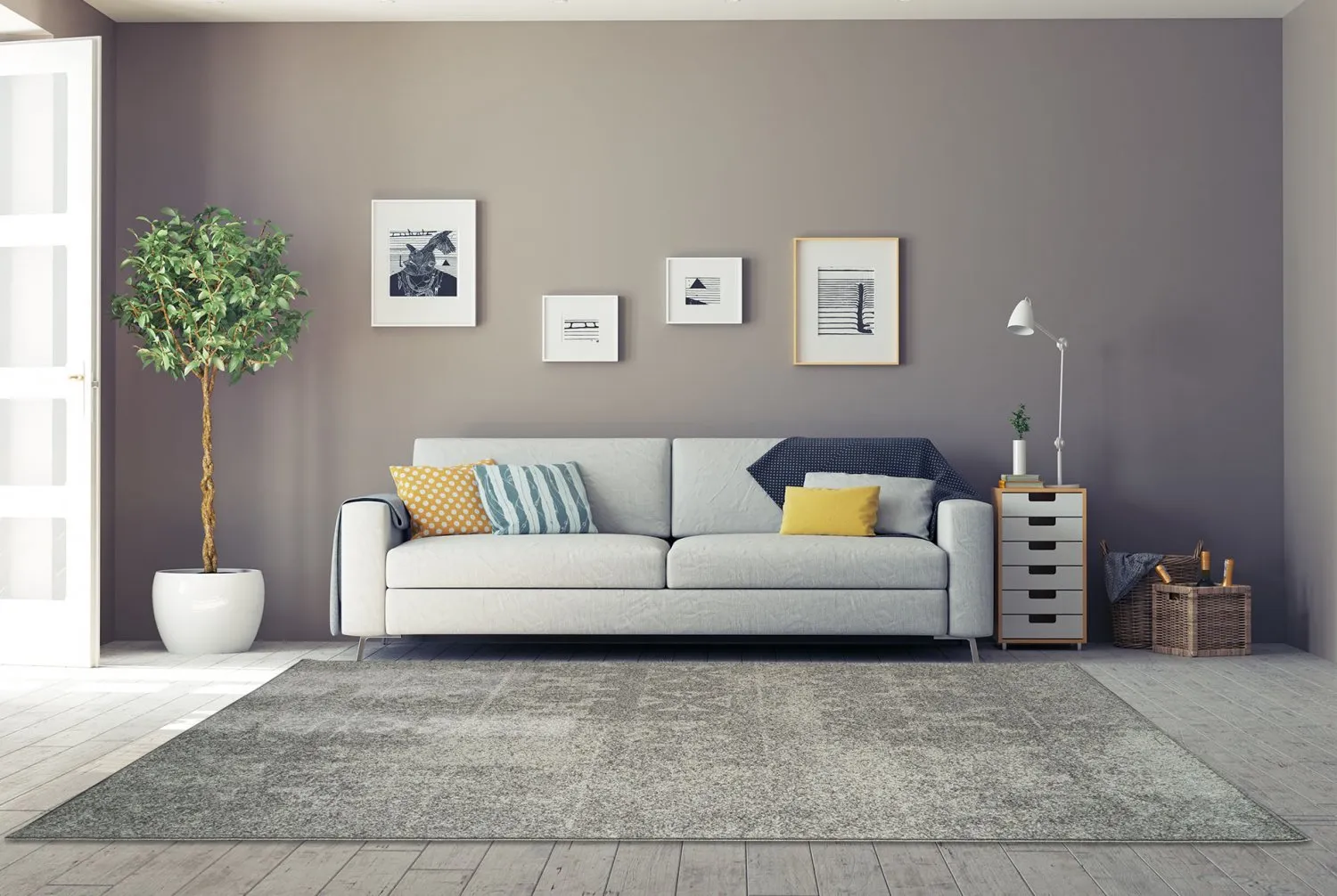 Tapete Wilton - Giana (cinza)