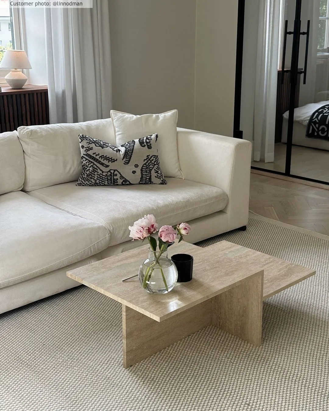 Tapete de lã - Coastal (creme)