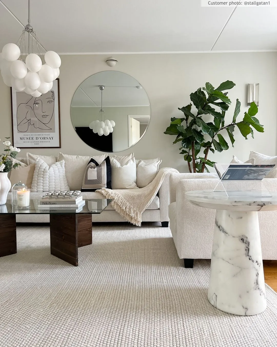 Tapete de lã - Coastal (creme)