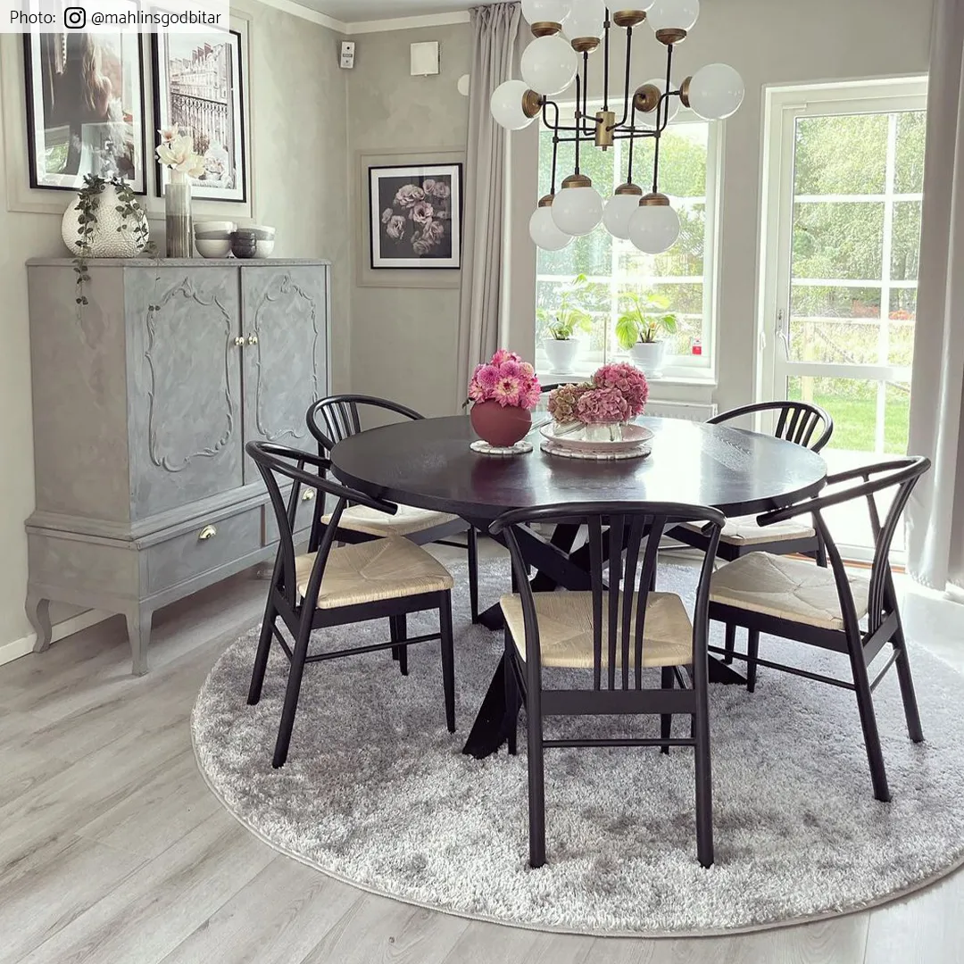 Tapetes redondos - Cosy (prata)