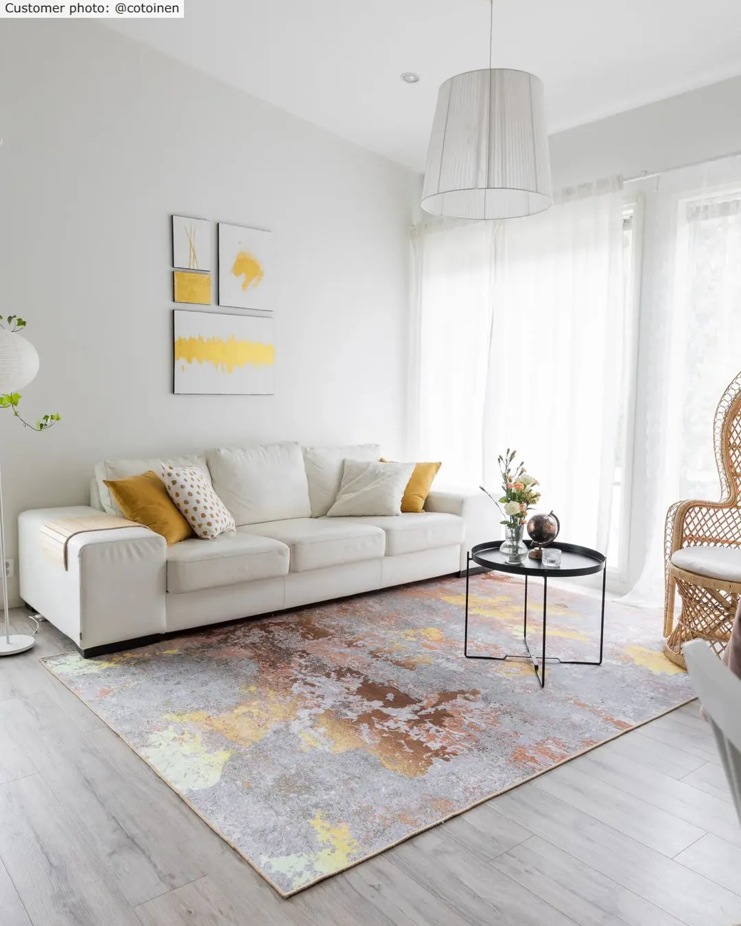 Tapete Wilton - Elena (bege/dourado)