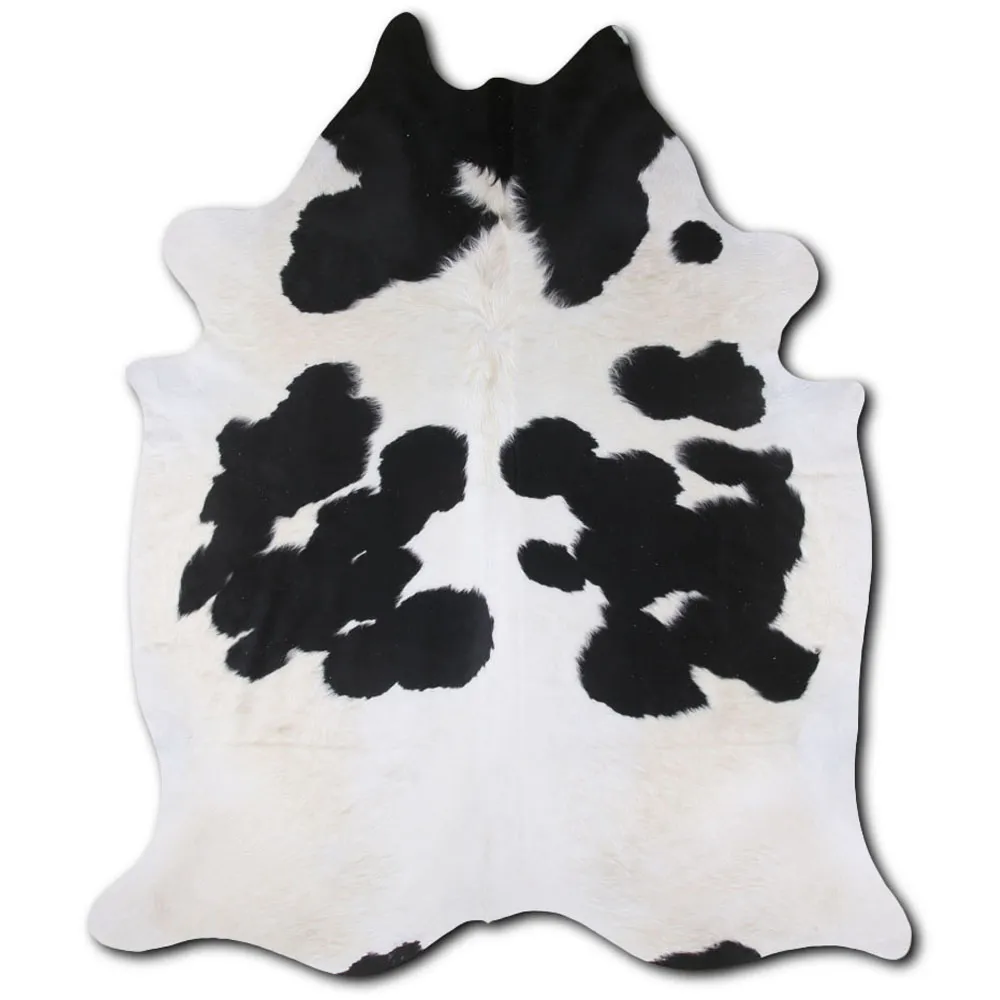 Couro de vaca - preto/branco 11