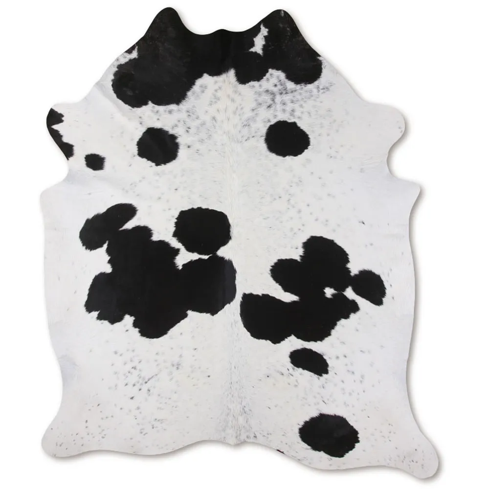 Couro de vaca - preto/branco 16