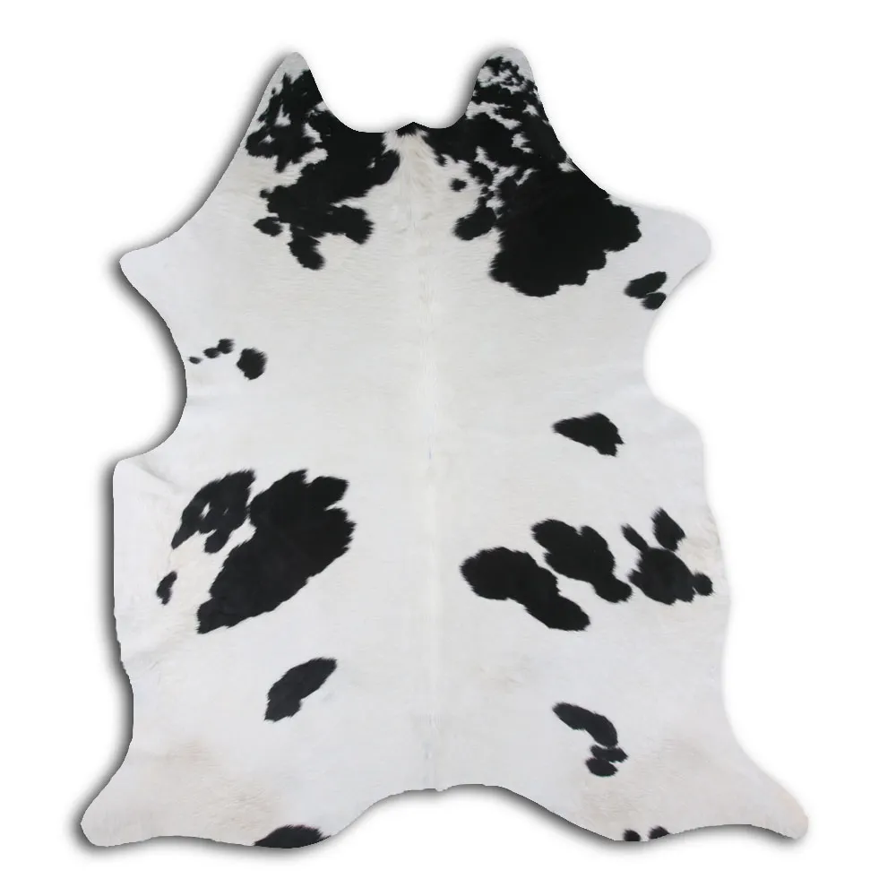Couro de vaca - preto/branco 15