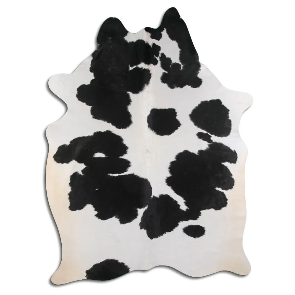Couro de vaca - preto/branco 23
