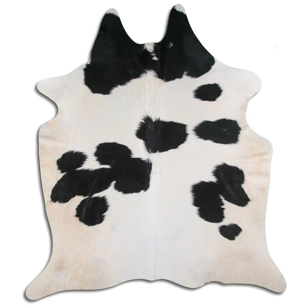 Couro de vaca - preto/branco 26