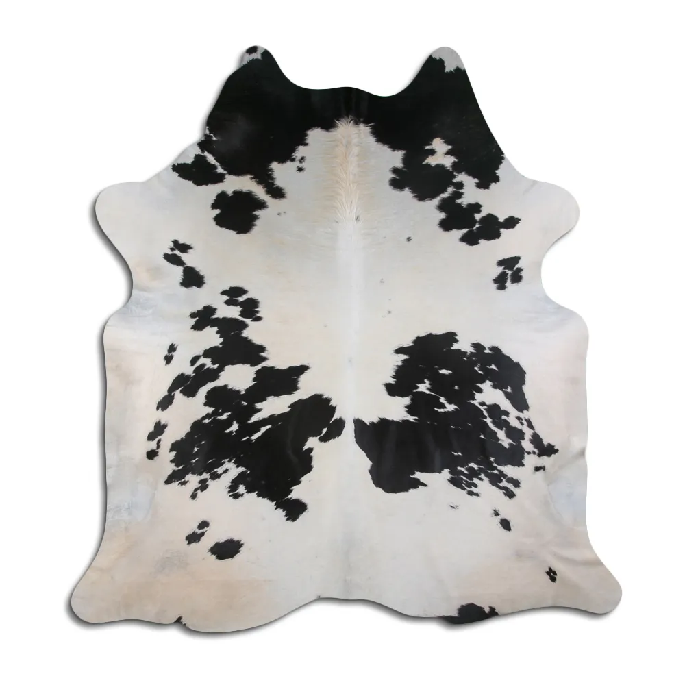 Couro de vaca - preto/branco 38